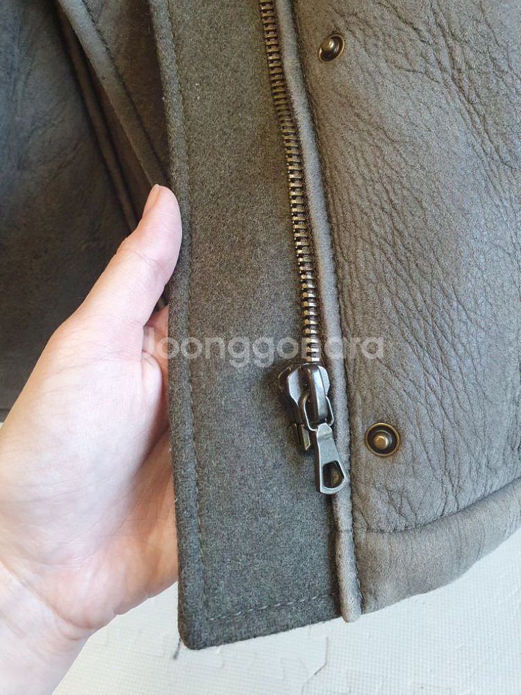 이브살로몬 정품 리얼양가죽 무스탕 코트 66~77--6