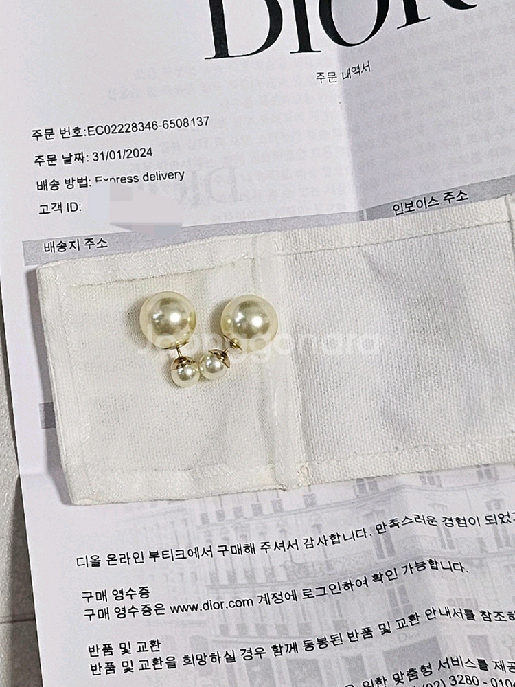 디올 트라이벌 귀걸이--0