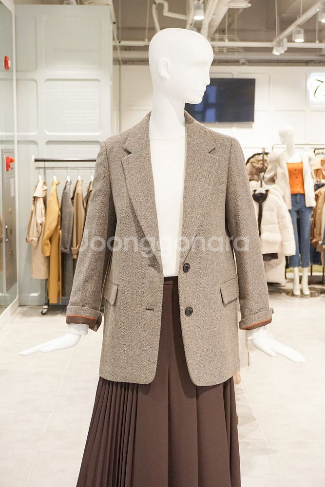 ZOOC 주크 헤링본 울자켓 택도 안 뗀 새상품--7