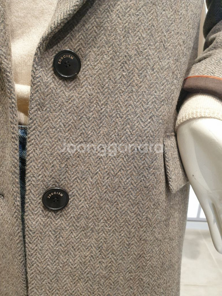 ZOOC 주크 헤링본 울자켓 택도 안 뗀 새상품--6