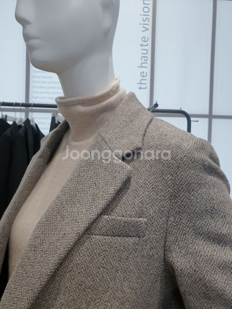 ZOOC 주크 헤링본 울자켓 택도 안 뗀 새상품--5