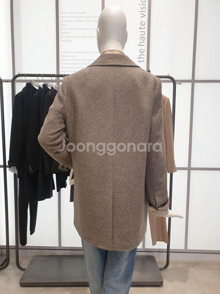 ZOOC 주크 헤링본 울자켓 택도 안 뗀 새상품--4