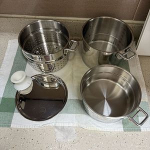 비마이매직 겹층냄비 s,m, 육수필터,스텐뚜껑,놉