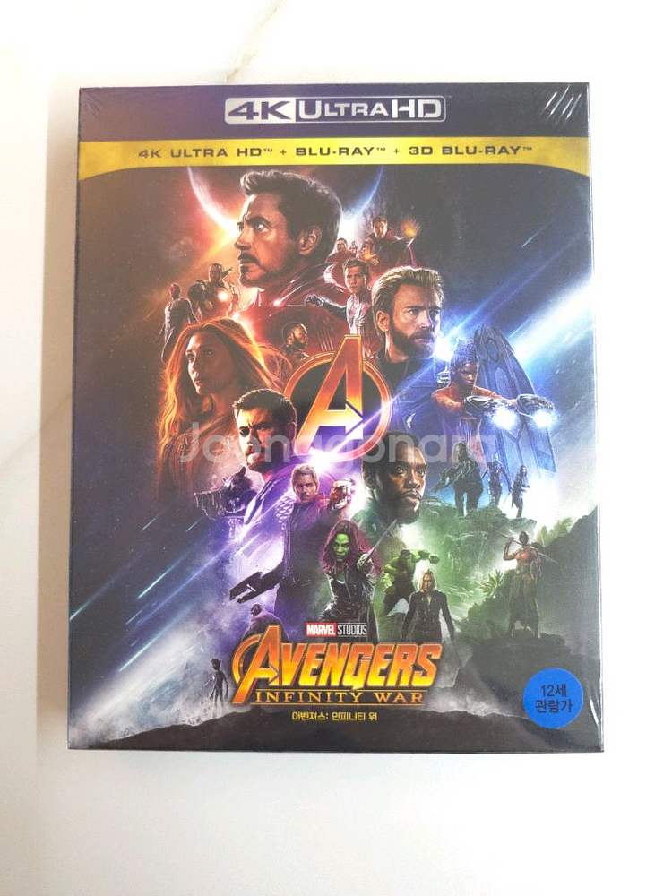 어벤져스 : 인피니티 워 3disk 풀슬립 미개봉--0