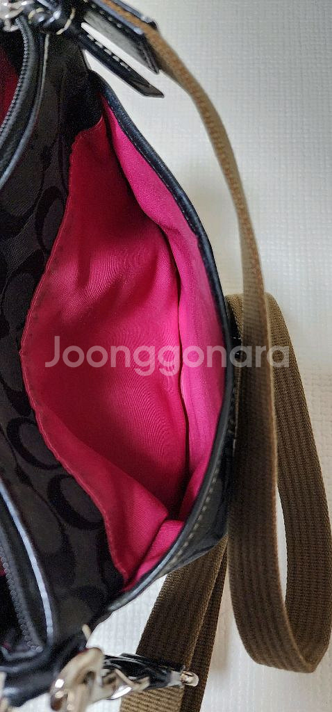 코치 크로스백 뱀피--4