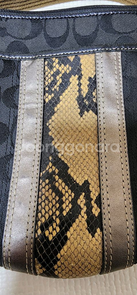 코치 크로스백 뱀피--1