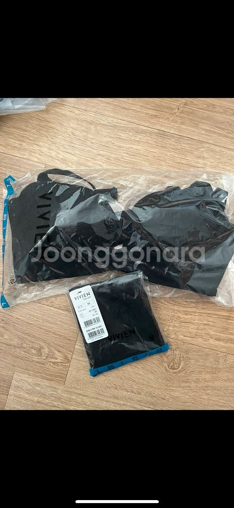 비비안 노와이어 브라팬티 세트--9