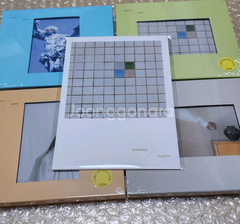 알레프 한정판 CD 미개봉 4종 일괄 엽서세트 포함--0