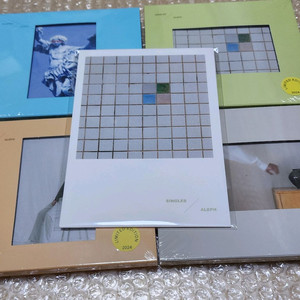 알레프 한정판 CD 미개봉 4종 일괄 엽서세트 포함