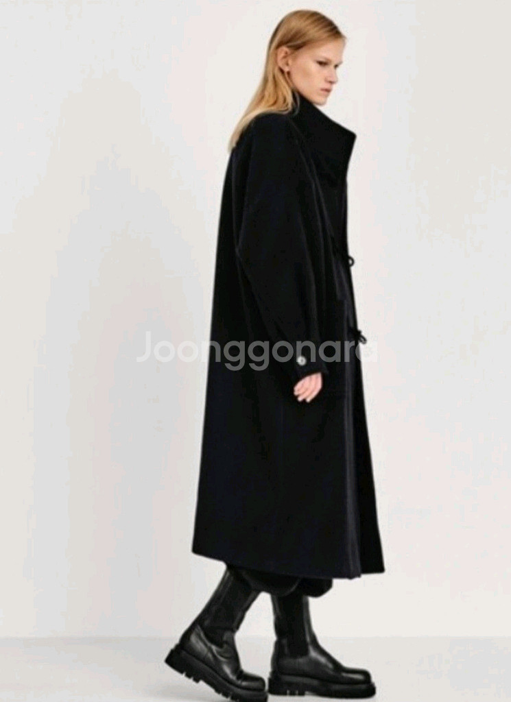 쥬시쥬디 박시핏 롱코트--0