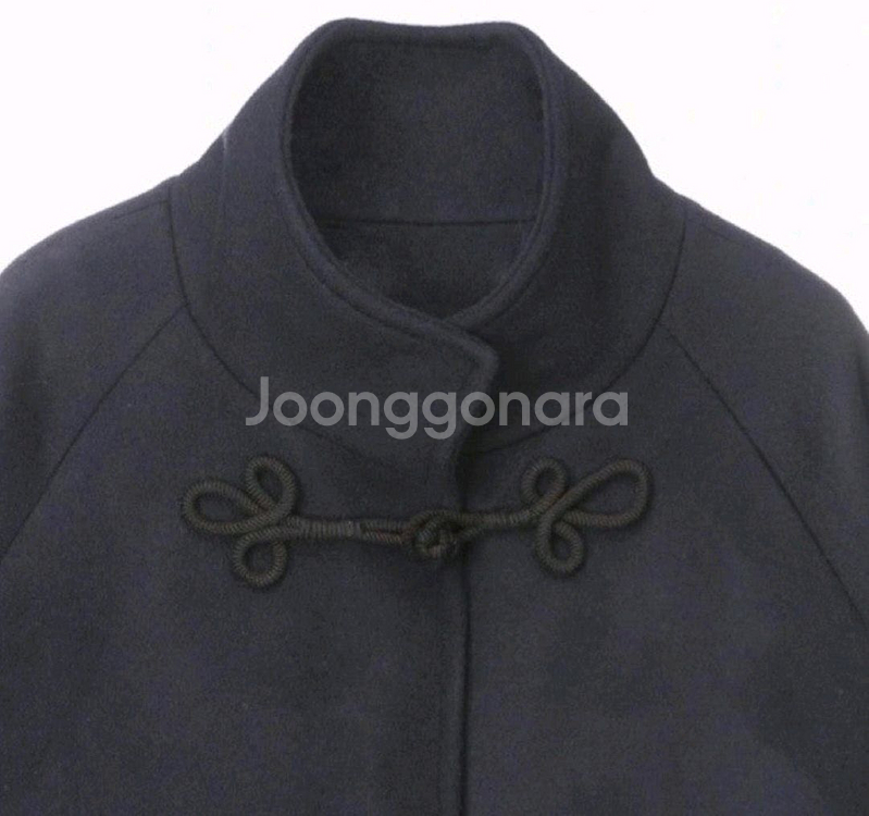 쥬시쥬디 박시핏 롱코트--3