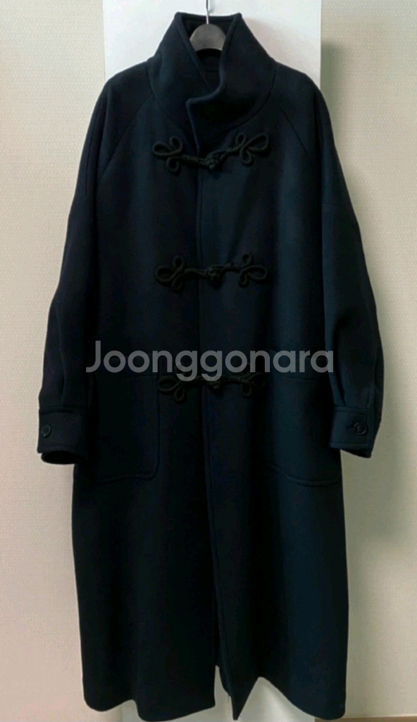 쥬시쥬디 박시핏 롱코트--8