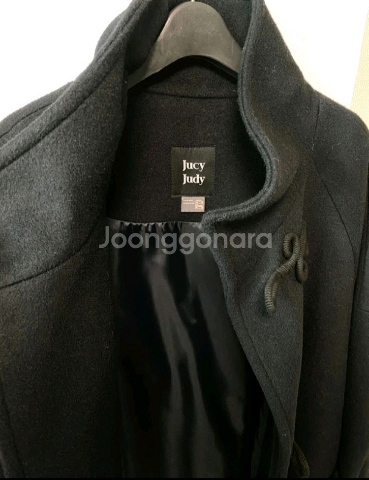 쥬시쥬디 박시핏 롱코트--9