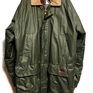 made in usa 울리치 왁스 롱 자켓 큰 M