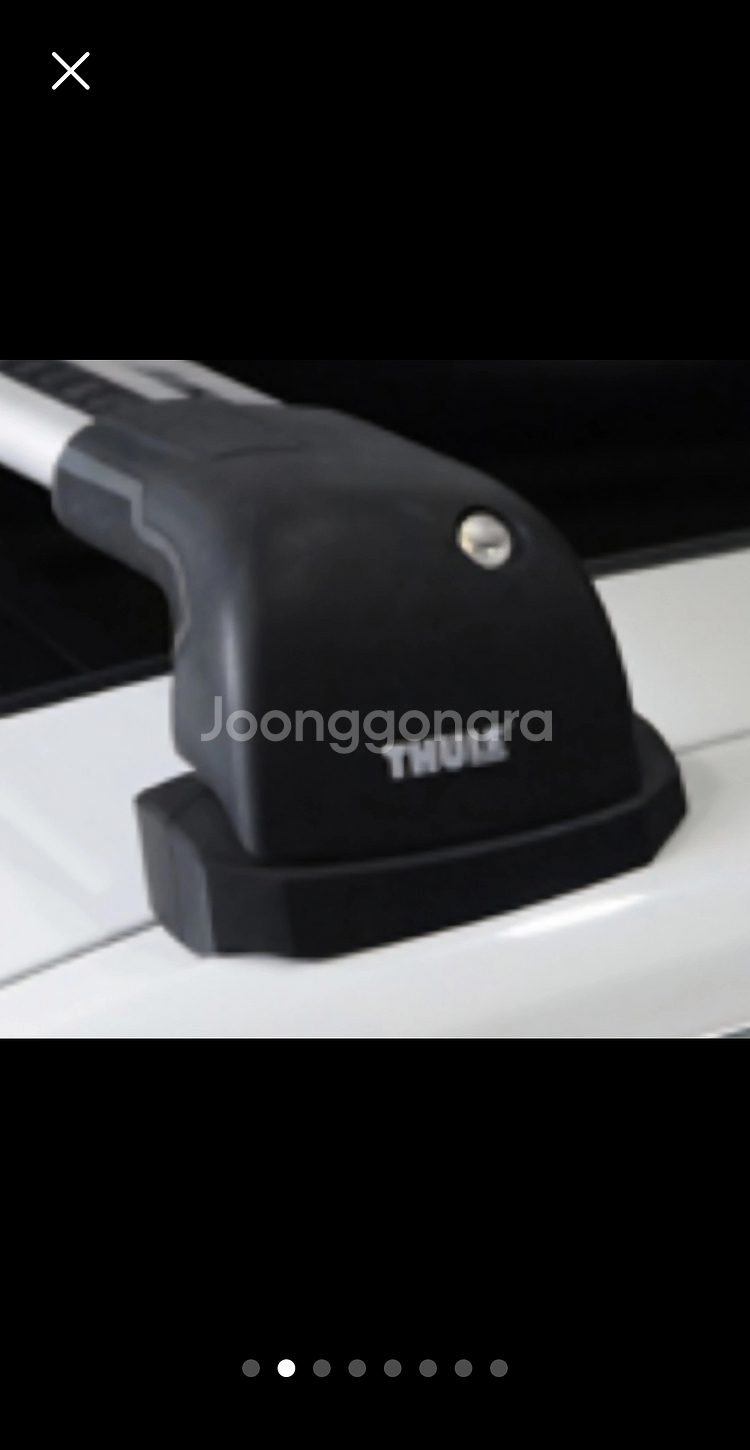 툴레 가로바 BMW 5시리즈 블랙 가로바세트--2