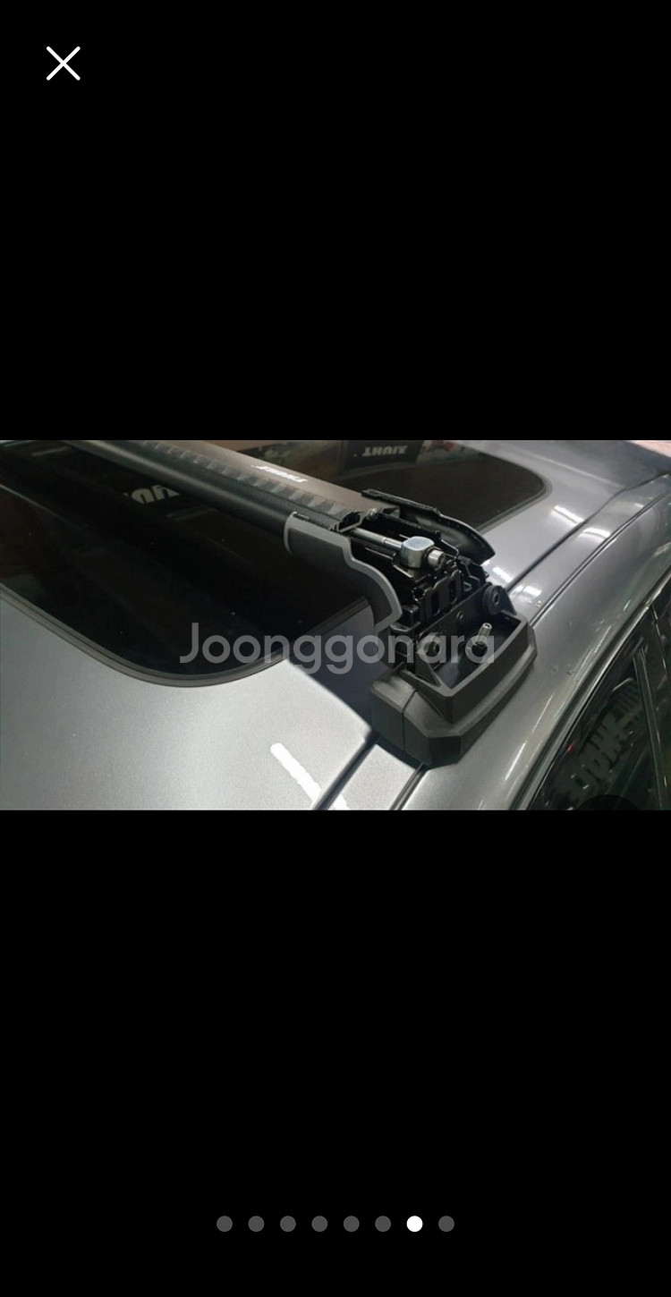 툴레 가로바 BMW 5시리즈 블랙 가로바세트--3