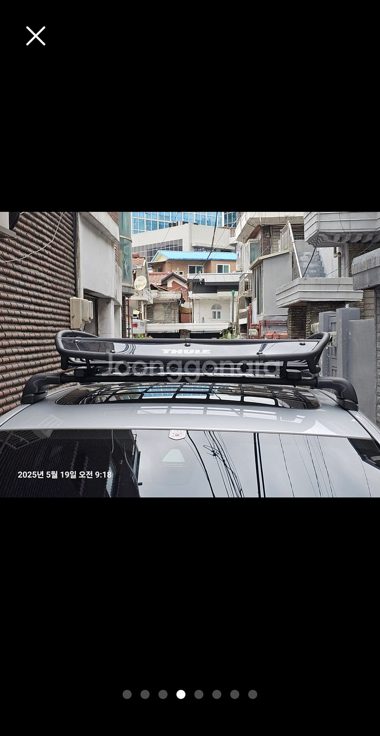 툴레 가로바 BMW 5시리즈 블랙 가로바세트--6