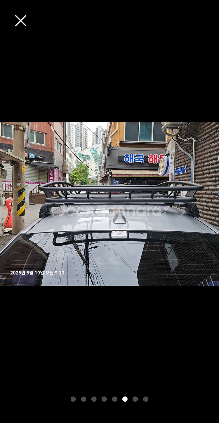 툴레 가로바 BMW 5시리즈 블랙 가로바세트--7