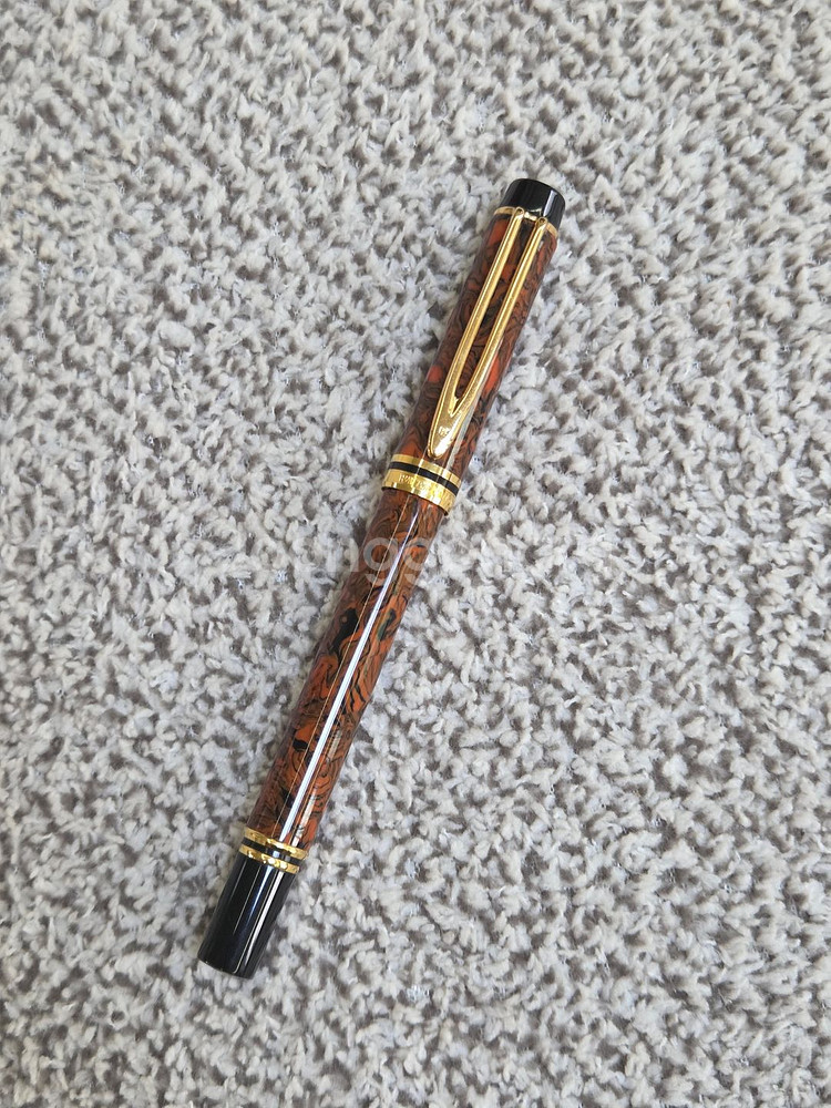 워터맨 맨 200 랩소디 레드 리플 F 만년필--0