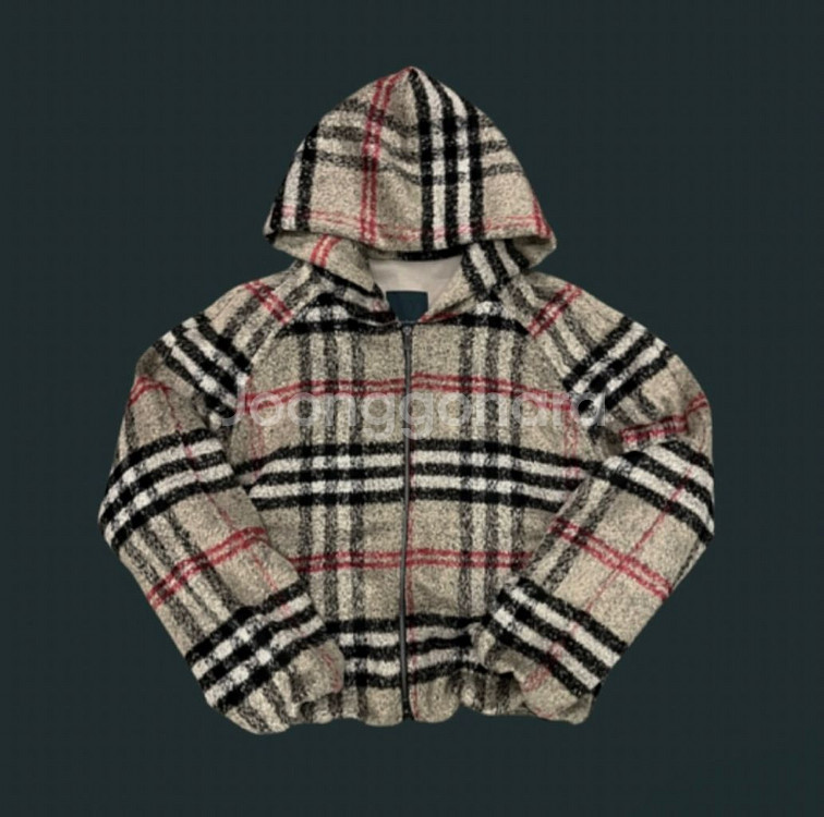 언더마이카 런던 헤리티지 체크 후리스 자켓--0