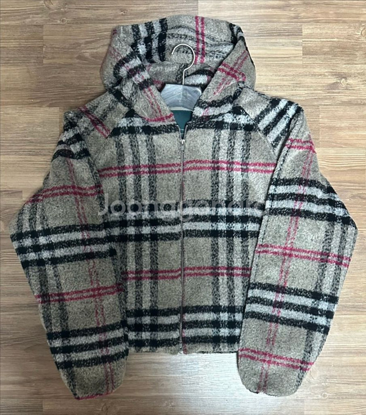 언더마이카 런던 헤리티지 체크 후리스 자켓--1