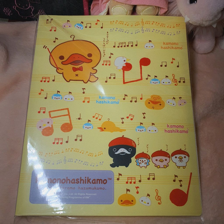 미개봉) 고전 카모노하시카모 마메고마 A4 클리어 화일 이미지