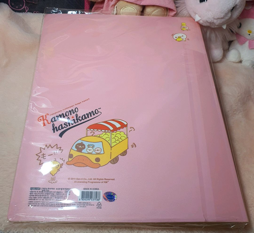 미개봉) 고전 카모노하시카모 마메고마 A4 클리어 화일 이미지