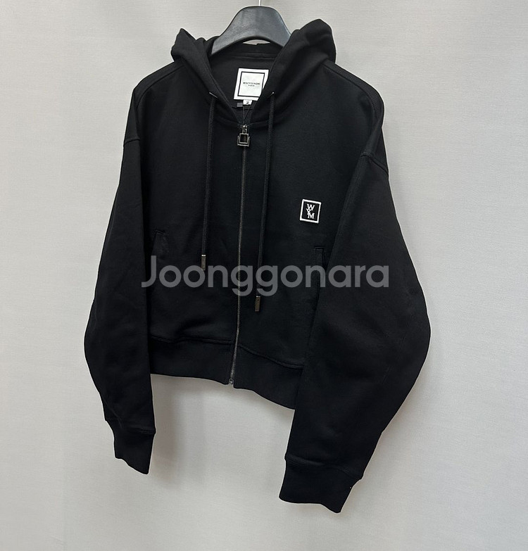 우영미 그라데이션 엠보싱 백로고 후드티 ( 36 )--4