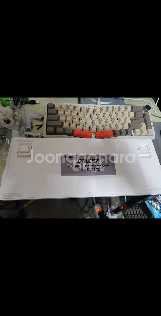 zuoya gmk87 기계식 키보드 화이트색상--2