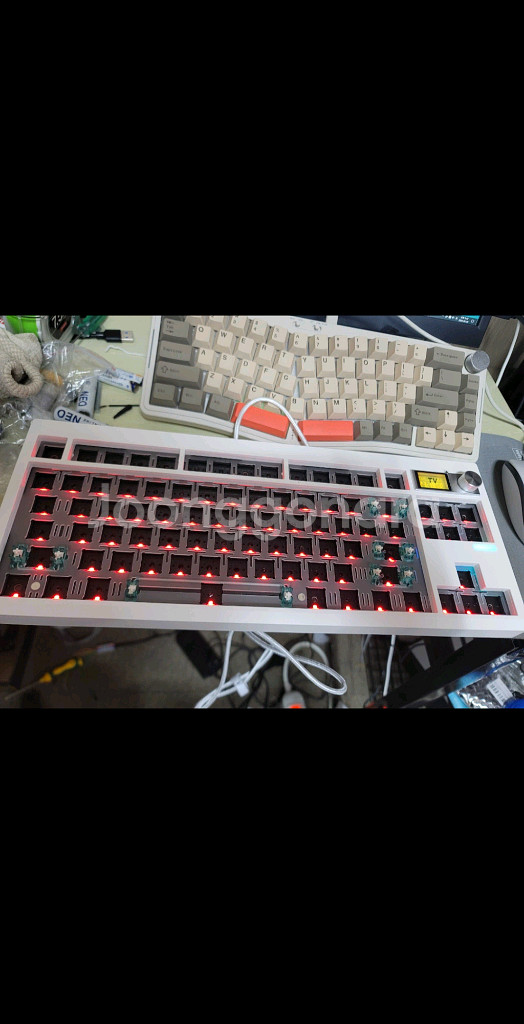 zuoya gmk87 기계식 키보드 화이트색상--0