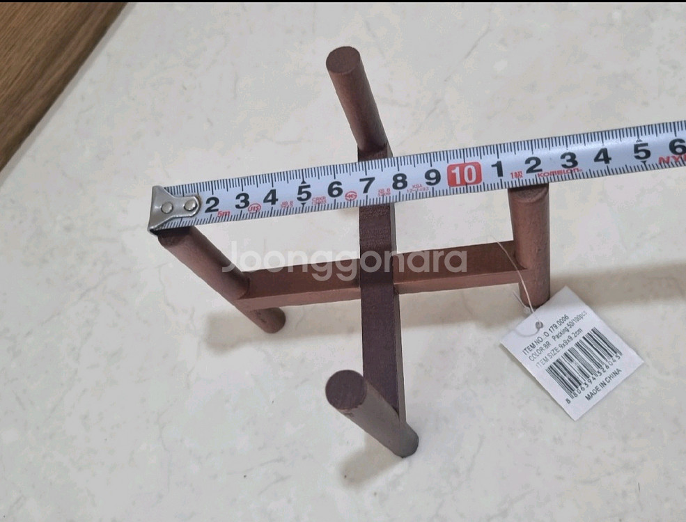 나무 원목 우드 화분 받침대 선반 2개 일괄 새상품--3