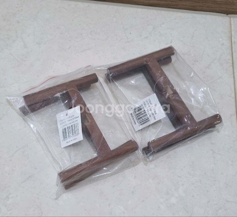 나무 원목 우드 화분 받침대 선반 2개 일괄 새상품--5