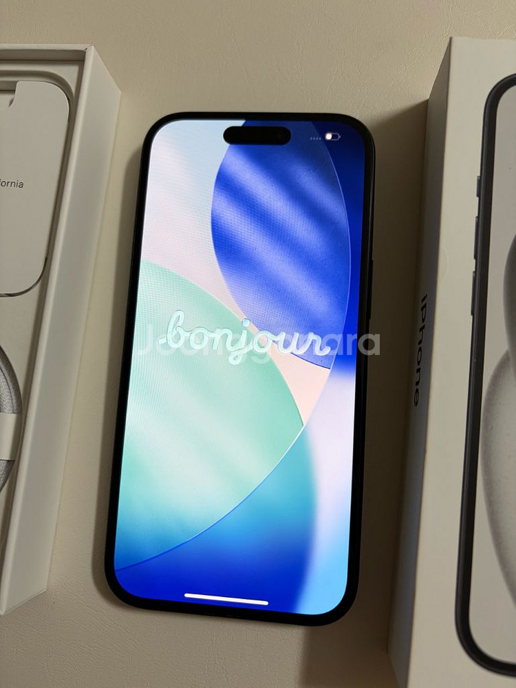 아이폰15 256GB 블랙 풀박스--2