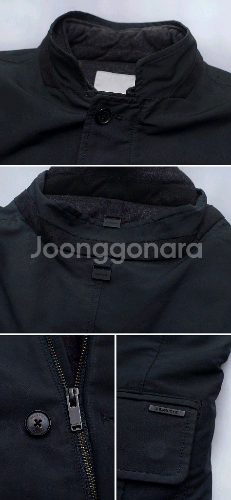 빈폴 피그먼트워싱 디테처블 구스다운 패딩 투인원 자켓--8