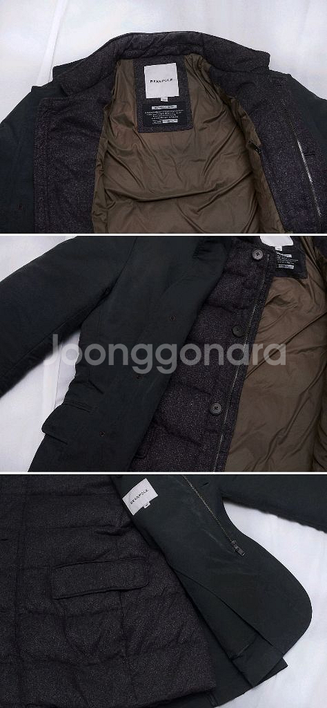 빈폴 피그먼트워싱 디테처블 구스다운 패딩 투인원 자켓--6