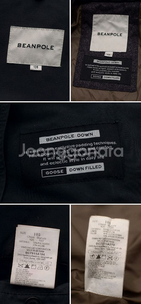 빈폴 피그먼트워싱 디테처블 구스다운 패딩 투인원 자켓--9