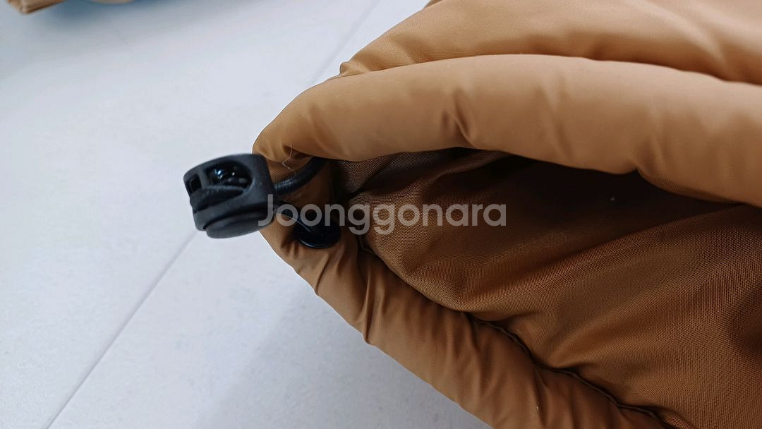숏패딩 점퍼 브라운 및 블랙--2