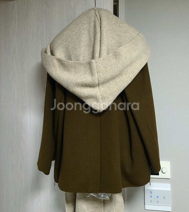 (미착용) 자라 후드머플러 니트머플러--6