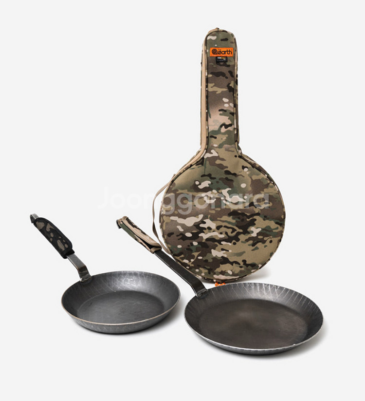 800도씨 블랙시즈닝 편수 무쇠 프라이팬 + 디얼스 전--1