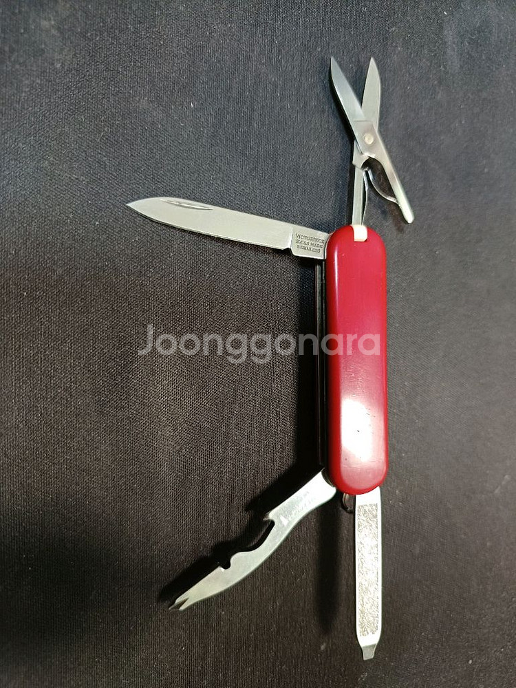 빅토리녹스(SAK) 키체인 멀티툴 램블러 레드--6