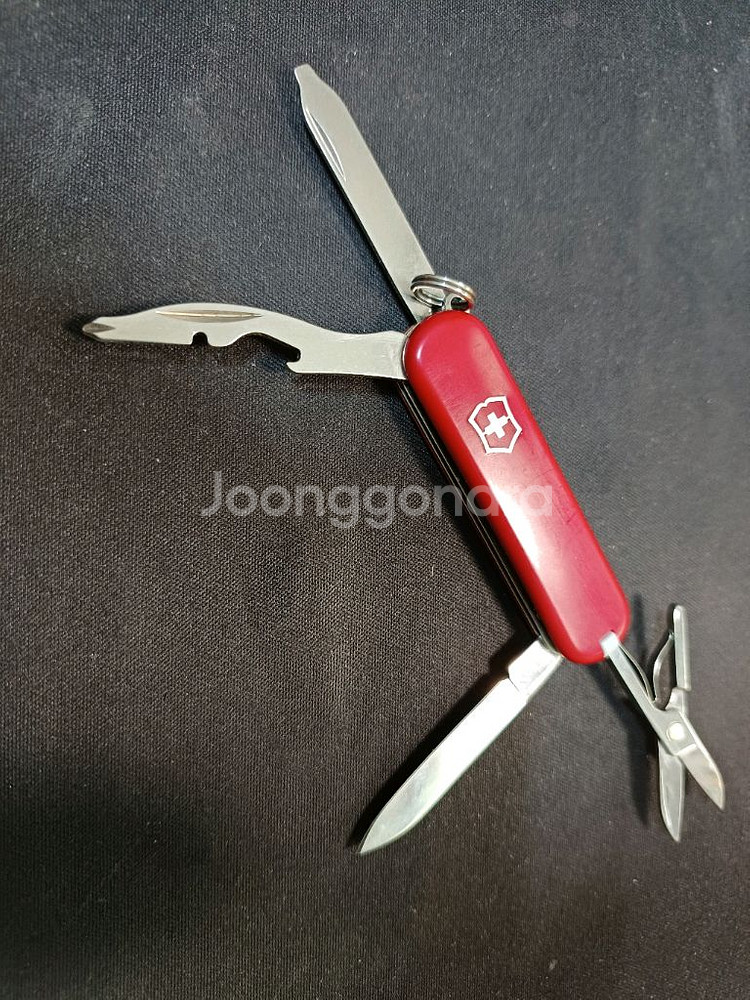 빅토리녹스(SAK) 키체인 멀티툴 램블러 레드--4