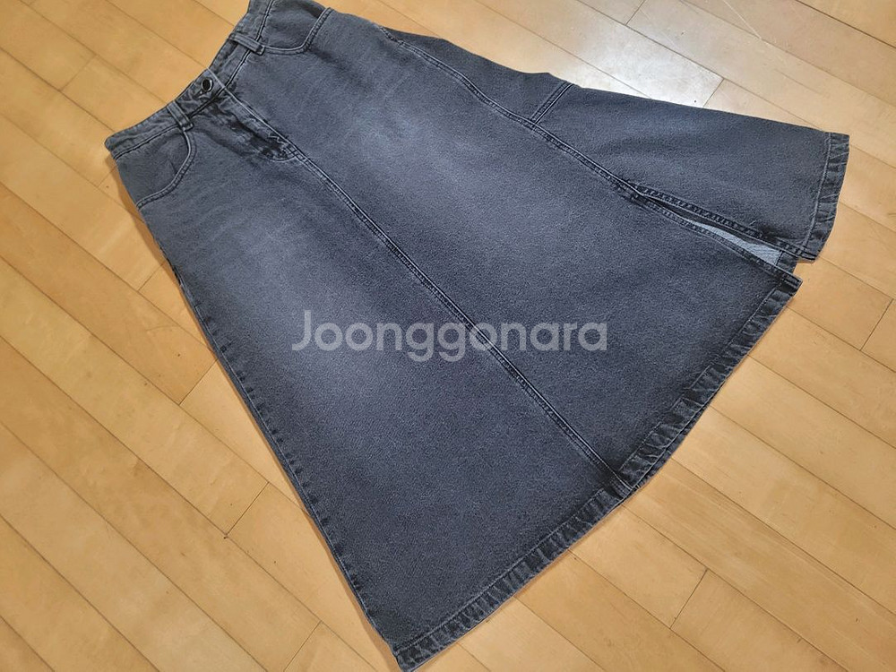 sjsj 흑청 롱스커트--0