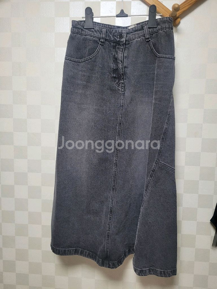 sjsj 흑청 롱스커트--1