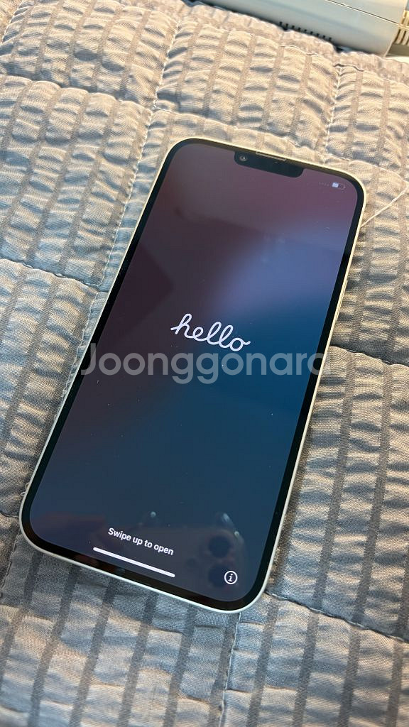 아이폰14 플러스(화이트) 256기가/배터리성능 80%--1