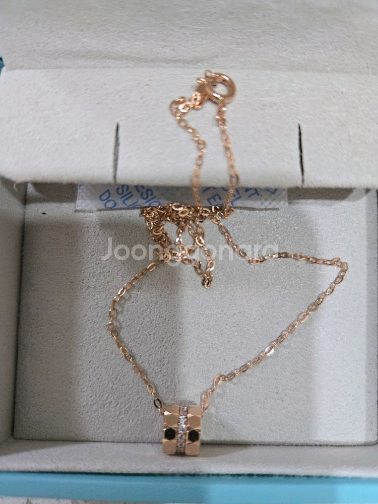 스톤헨지 14K 로즈골드 목걸이 U0162--1