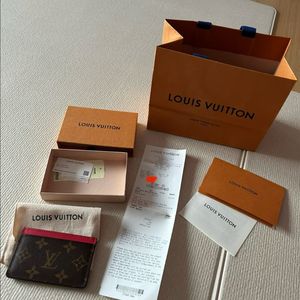 루이비통 카드지갑