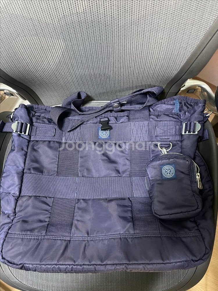 포터클래식 슈퍼나일론 토트백 블루 새상품--0