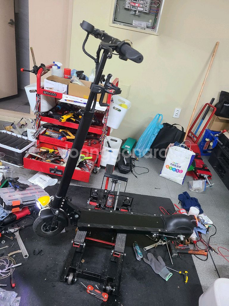 36v 18ah 대용량 190키로 탄 전동킥보드 팜--0