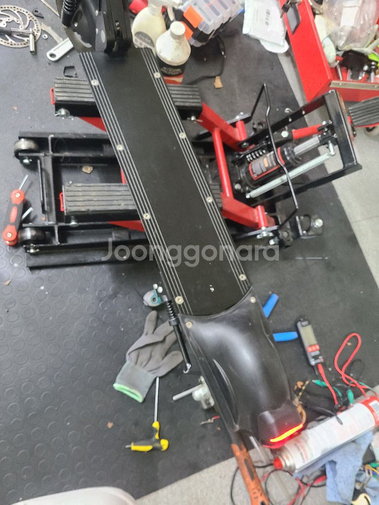 36v 18ah 대용량 190키로 탄 전동킥보드 팜--2