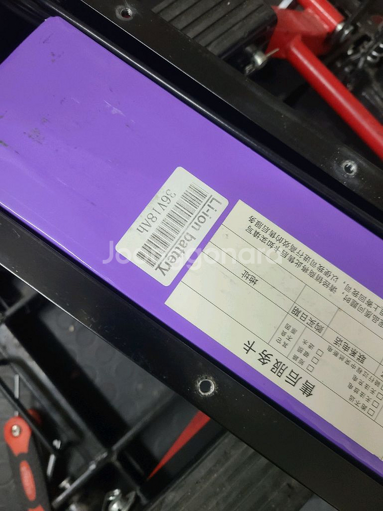 36v 18ah 대용량 190키로 탄 전동킥보드 팜--6